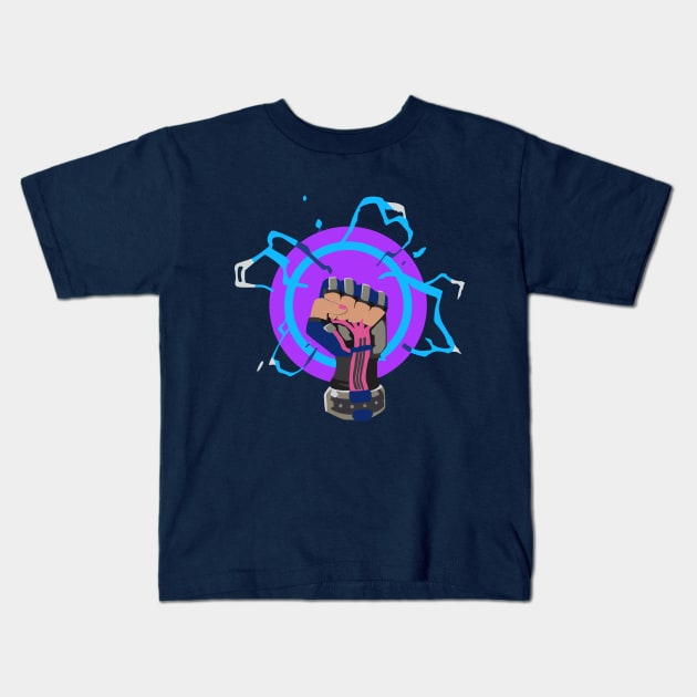 Zarya Focused Kids T-Shirt by FullmetalV